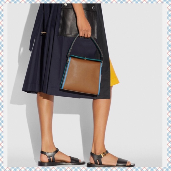 NWT Coach 1941 Turnlock Colorblock Shoulder Bag - Picture 4 of 12